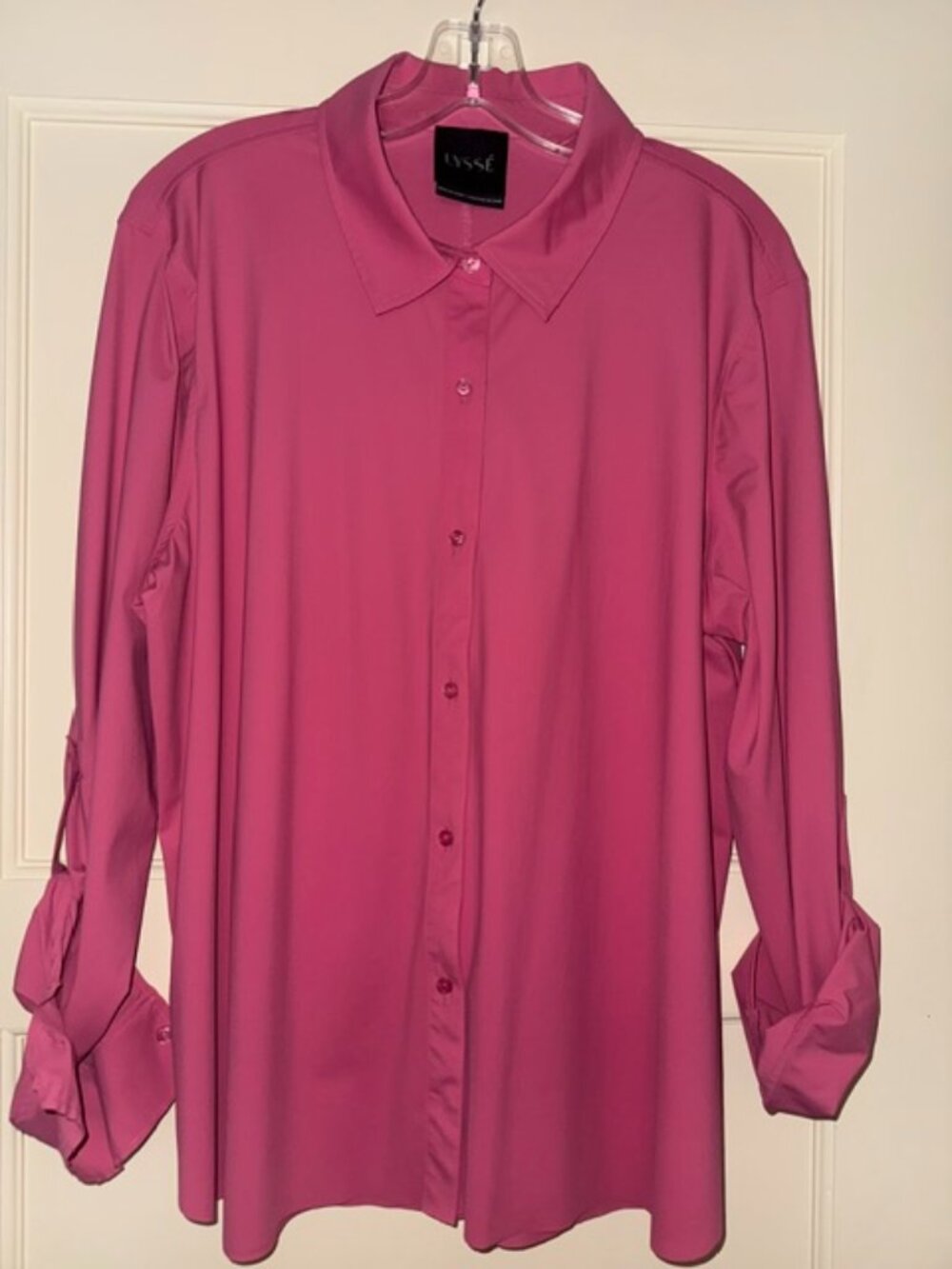 Lysse Roll Tab Connie Curvy Blouse Size 1X